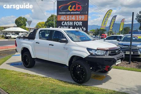 White 2021 Toyota Hilux Double Cab Pick Up Sr Hi-Rider (4X2)