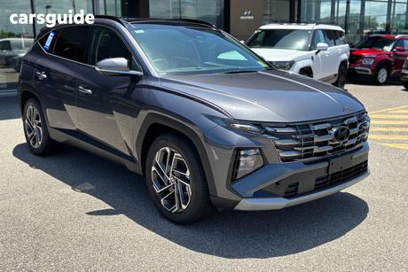Grey 2026 Hyundai Tucson Wagon Premium Hybrid (Awd)