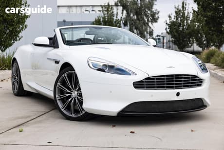 White 2013 Aston Martin DB9 Convertible Volante