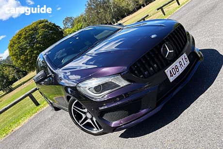 Purple 2014 Mercedes-Benz CLA200 Coupe 200