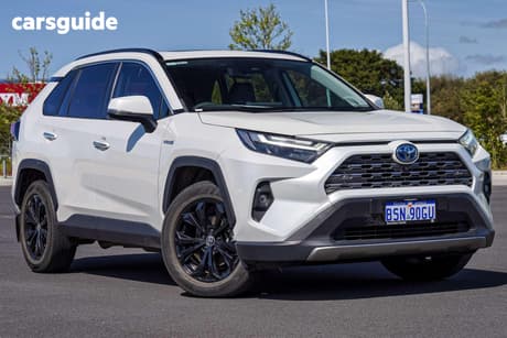 White 2022 Toyota RAV4 Wagon Cruiser (Awd) Hybrid