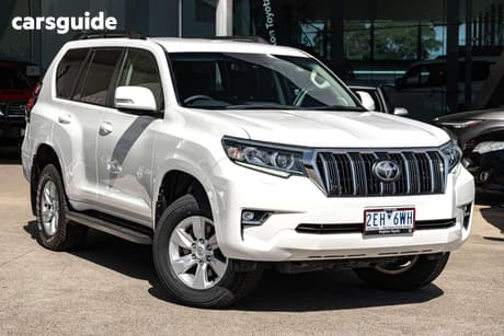 White 2022 Toyota Landcruiser Prado Wagon Gxl