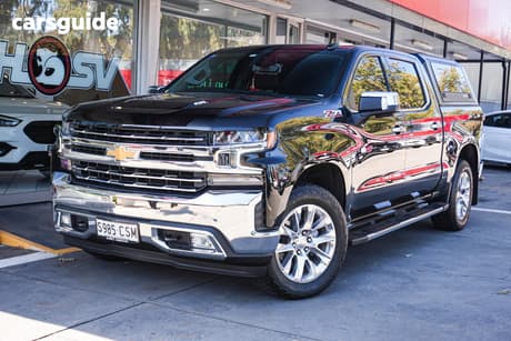 Black 2022 Chevrolet Silverado Crew Cab Utility 1500 Ltz Premium Tech Pack