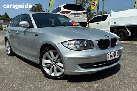 Silver 2009 BMW 123D Hatch E87 MY09