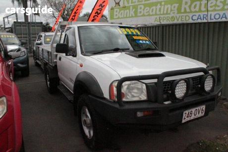 White 2009 Nissan Navara Cab Chassis Dx (4X4)