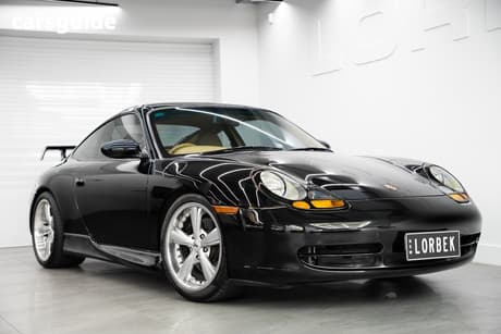 Black 1997 Porsche 911 Coupe Carrera