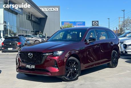 Red 2025 Mazda CX-80 Wagon P50E Azami