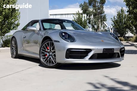 Silver 2022 Porsche 911 Targa Targa 4S