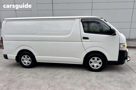 White 2014 Toyota HiAce Van Lwb