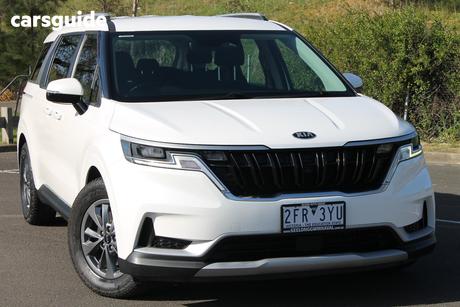 White 2021 Kia Carnival Wagon S