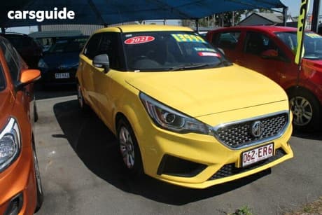 Yellow 2020 MG MG3 Hatchback Core (With Navigation)