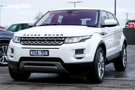 White 2012 Land Rover Range Rover Evoque SUV SD4 PURE 4X4
