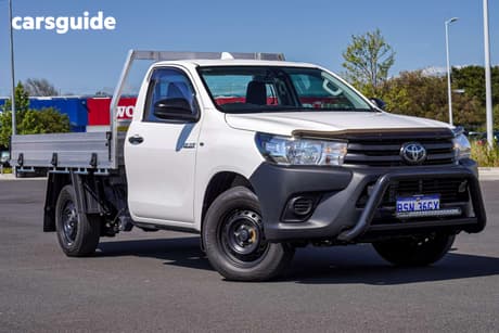 White 2025 Toyota Hilux Cab Chassis Workmate (4X2)