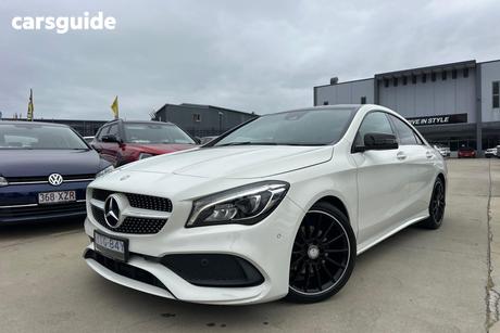 White 2016 Mercedes-Benz CLA200 Coupe 200