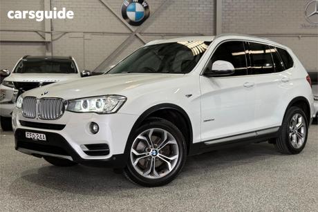 White 2017 BMW X3 Wagon Xdrive 20D