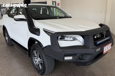 White 2021 Toyota Fortuner Wagon Gx Nav