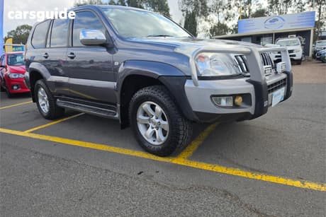 Grey 2004 Toyota Landcruiser Prado Wagon Gxl (4X4)