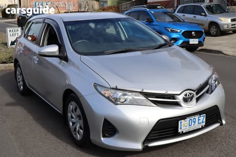 Silver 2014 Toyota Corolla Hatchback Ascent