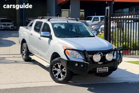 Silver 2013 Mazda BT-50 Dual Cab Utility Gt (4X4)