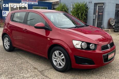 Red 2013 Holden Barina Hatchback Cd