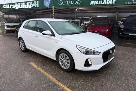 White 2018 Hyundai I30 Hatchback Go