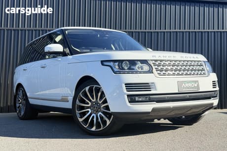 White 2016 Land Rover Range Rover SUV SDV8 AUTOBIOGRAPHY 4X4