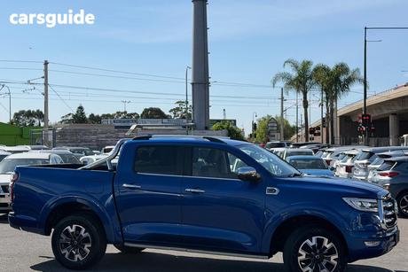 Blue 2023 GWM UTE Dual Cab Chassis Tray Cannon-L (4X4)