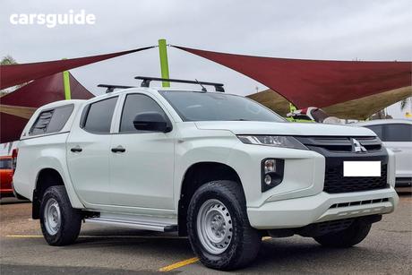 White 2019 Mitsubishi Triton Cab Chassis Glx