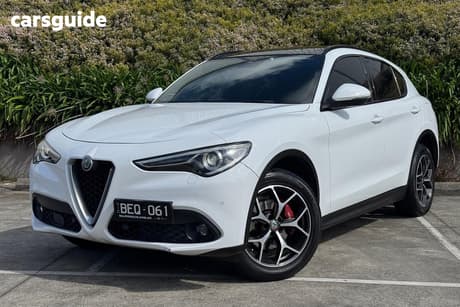 White 2018 Alfa Romeo Stelvio Wagon