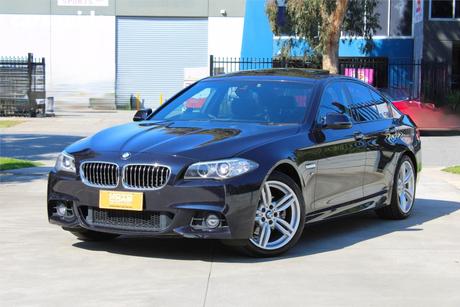Black 2015 BMW 520D Sedan Luxury Line