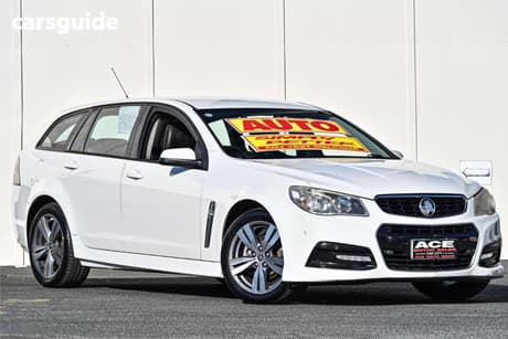 White 2014 Holden Commodore Sportswagon Sv6