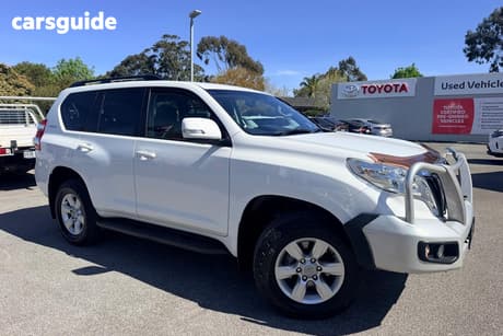 White 2015 Toyota Landcruiser Prado Wagon Gxl (4X4)