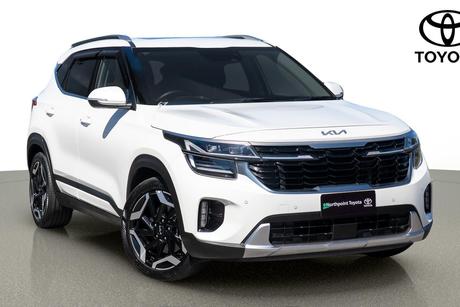 White 2023 Kia Seltos Wagon Gt-Line (Awd) (Two-Tone)