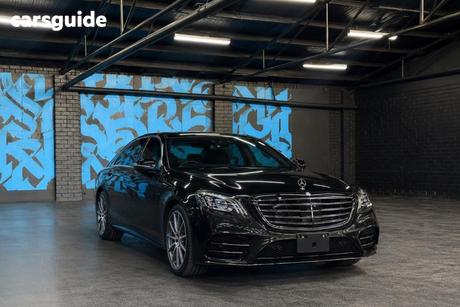 Black 2019 Mercedes-Benz S450 Sedan 4MATIC (HYBRID) W222