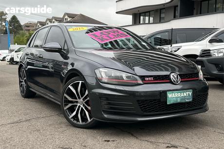 Grey 2015 Volkswagen Golf Hatchback Gti Performance