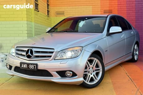 Silver 2009 Mercedes-Benz C220 Sedan Cdi Avantgarde