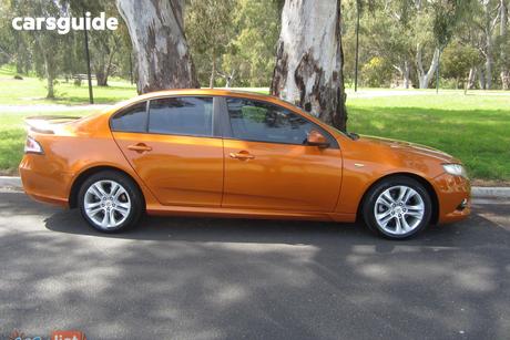 Orange 2010 Ford Falcon Sedan FG