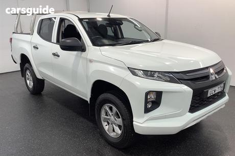White 2020 Mitsubishi Triton Double Cab Pick Up Glx Adas (4X2)