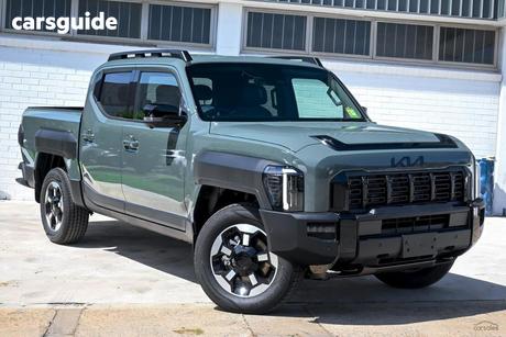 Green 2025 Kia Tasman Double Cab Pick Up X-Line (4X4) (Std) Body Fender