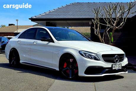 White 2017 Mercedes-Benz C63 Sedan S