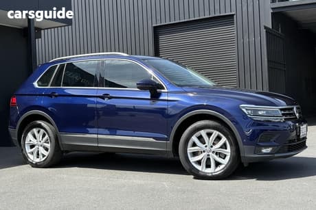 Blue 2018 Volkswagen Tiguan Wagon 132 Tsi Comfortline