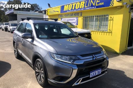 Grey 2018 Mitsubishi Outlander Wagon Es 7 Seat (Awd)