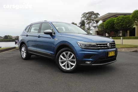 Blue 2019 Volkswagen Tiguan Wagon Allspace 132 Tsi Comfortline
