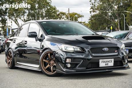 Black 2015 Subaru WRX Sedan Sti