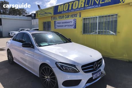 White 2015 Mercedes-Benz C250 Sedan