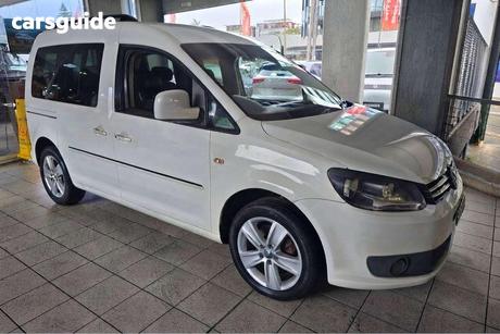 White 2012 Volkswagen Caddy Wagon Maxi Life Comfortline Tdi250