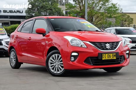 Red 2021 Suzuki Baleno Hatchback Gl (Qld)