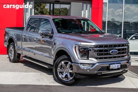 Silver 2024 Ford F150 Double Cab Pick Up Lariat Lwb (4Wd)