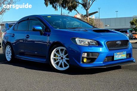 Blue 2015 Subaru WRX Sedan Premium (Awd)