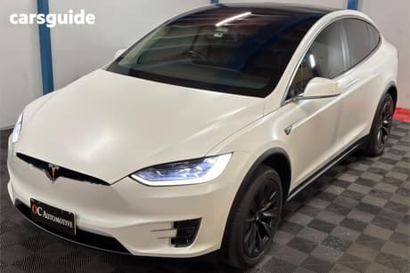 White 2017 Tesla Model X Wagon 75D (75Xb)